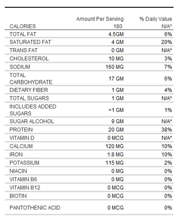 Pure Protein - Galactic Brownie