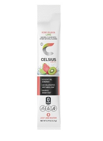 Celsius Energy Powder Drink Mix - Kiwi Guava Lime