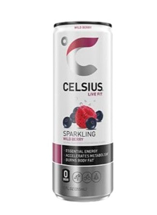 Celsius Sparkling Energy Drink - Wild Berry (12 oz)